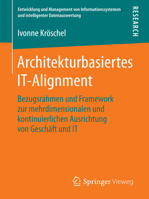 cover image of Architekturbasiertes IT-Alignment